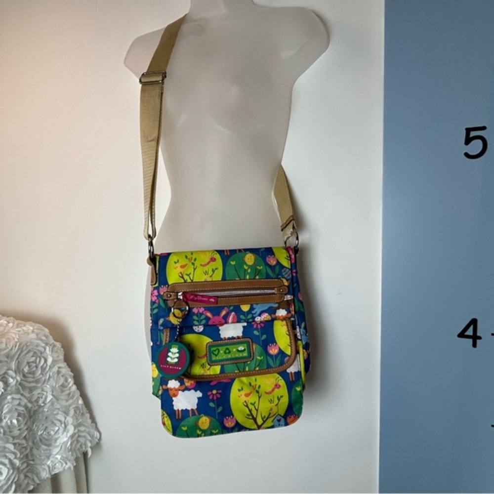 Lily Bloom‎ Floral Spring Garden Crossbody Bag